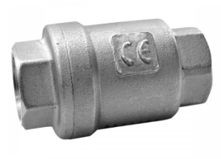 Клапан из нержавеющей стали с внутренней резьбой двухсоставной обратный MT 0916-010 Клапаны / вентили
